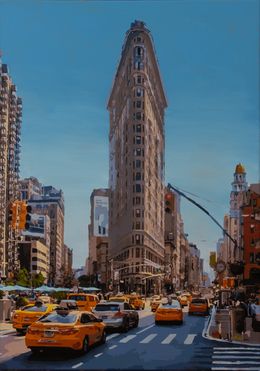 Painting, Flatiron in Motion, Marco Barberio