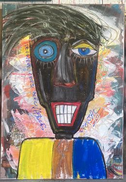 Gemälde, Tête pleine, Eric Doisy