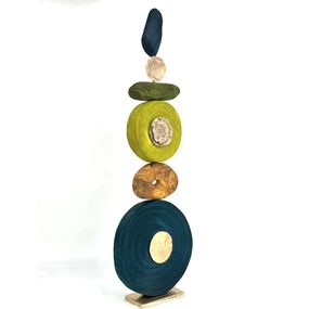 Sculpture, Color block #11, Anne Ghez