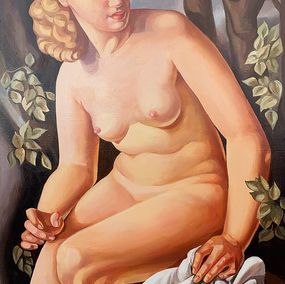 Gemälde, Suzanne - (based on T. Lempicka), Viktor Konotopsky