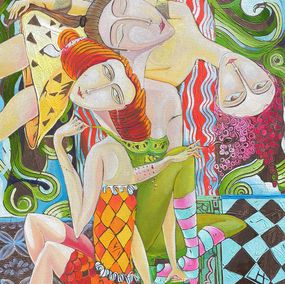 Painting, Intertwined Souls, Anahit Mirijanyan