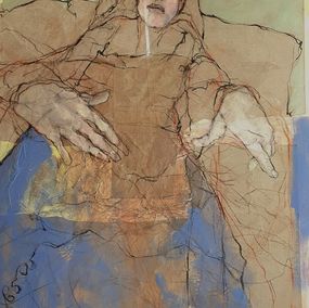 Painting, Endormie, Diane Rosaz