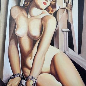 Gemälde, "Andromeda" - (based on T. Lempicka), Viktor Konotopsky