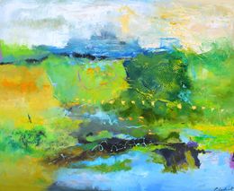 Painting, Beneath a shifting sky, Pol Ledent