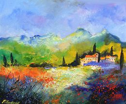 Peinture, Summer in Provence - 54, Pol Ledent