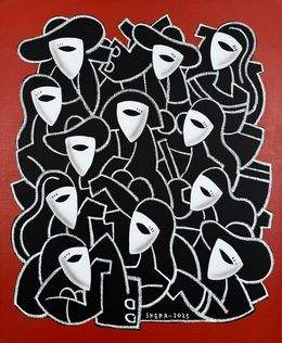 Painting, Le bal de wynwood, Skepa