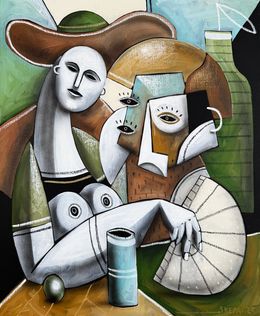 Painting, Le rendez-vous galant, Skepa