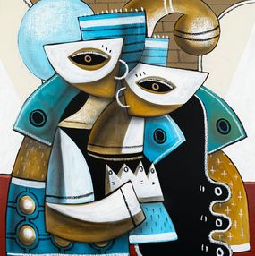 Painting, Les compères du viaduc, Skepa