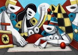 Painting, Le spectacle du contorsionniste (XXL), Skepa