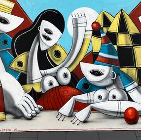 Painting, Le spectacle du contorsionniste (XXL), Skepa