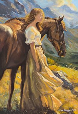 Peinture, Gilded Beauty, Tigran Araqelyan