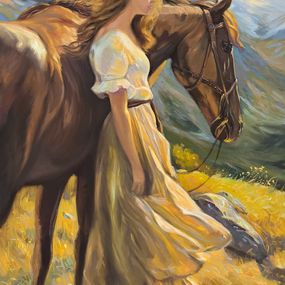Gemälde, Gilded Beauty, Tigran Araqelyan