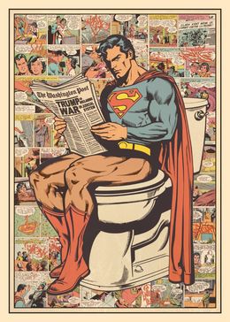 Print, Trump Is Declaring War On Judicial System (Superman), Kobalt