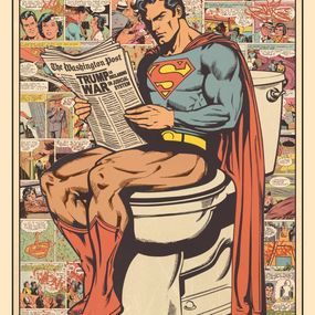 Print, Trump Is Declaring War On Judicial System (Superman), Kobalt
