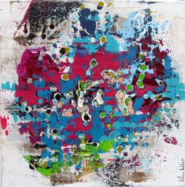 Gemälde, Stone Aigue-Marine 2, Céline Weber