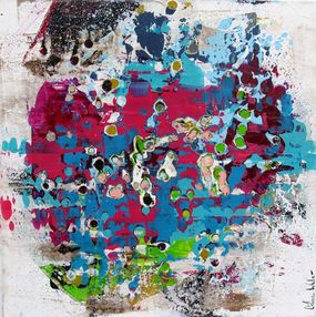 Gemälde, Stone Aigue-Marine 2, Céline Weber