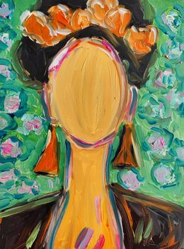 Painting, Dreaming with Frida, Natalya Mougenot