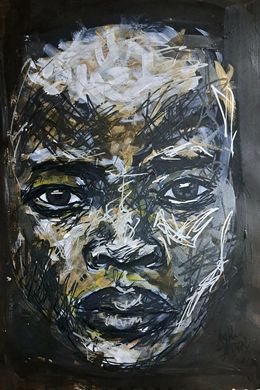 Peinture, Kid on the black, Ayoka Zahir