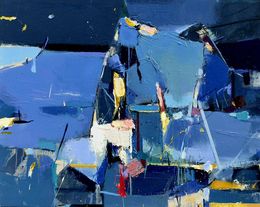 Peinture, Sea night, Plamen Bonev