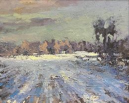 Painting, Fields behind Opishna, Volodymyr Pashchenko
