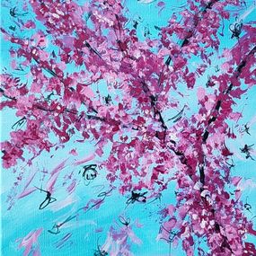 Peinture, Les fleurs du cerisier 2, Âme Sauvage