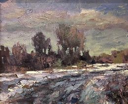 Painting, Outside the village, Volodymyr Pashchenko