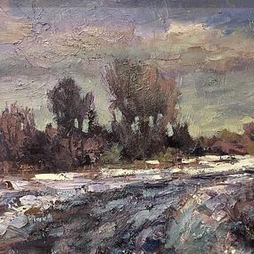 Gemälde, Outside the village, Volodymyr Pashchenko
