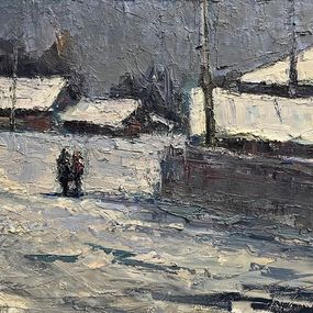 Gemälde, March frosts, Volodymyr Pashchenko