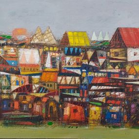 Gemälde, The Festival Village, Aram Sevoyan