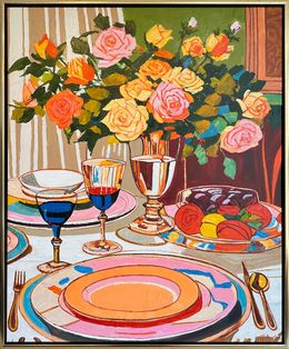 Gemälde, Moments poured like Wine, Katharina Husslein