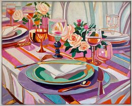 Gemälde, Where Flower meets Wine, Katharina Husslein