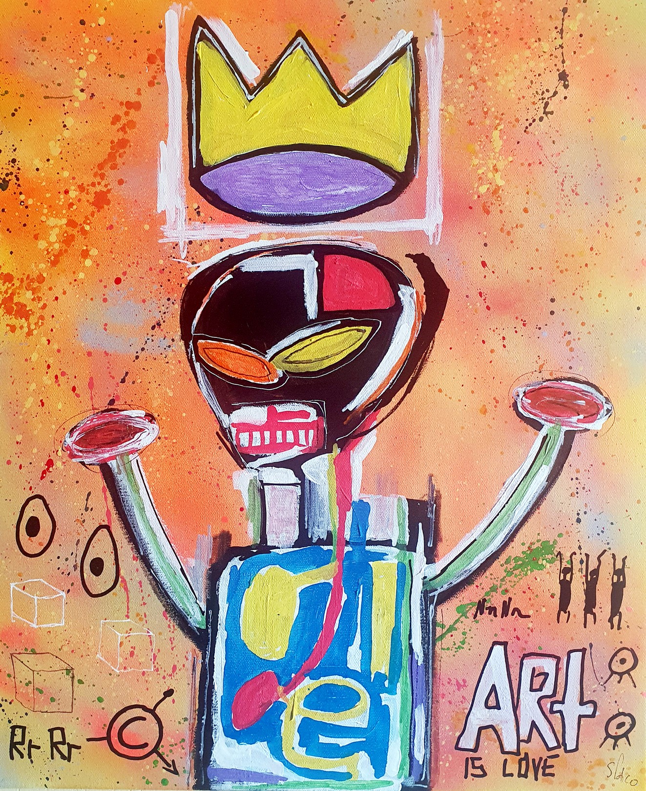 Spaco, The King Basquiat Spaco, The King Basquiat