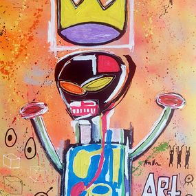 Peinture, The King Basquiat, Spaco