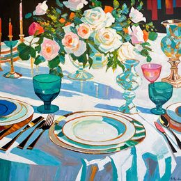 Gemälde, The hour love stood still, Katharina Husslein