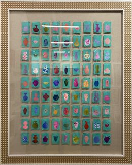Gemälde, Turquoise, Dawn