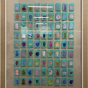 Gemälde, Turquoise, Dawn