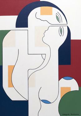 Peinture, Graceful Dualité, Hildegarde Handsaeme