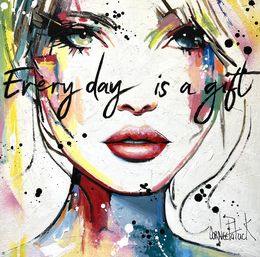 Painting, Every day is a gift, Patrick Cornée