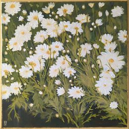 Gemälde, Daisies, Moments series, Olha Vlasova