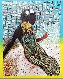 Painting, Self Admiral, Ishmael Armah