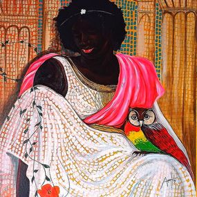 Gemälde, The God of dreams, Ishmael Armah