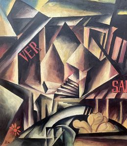 Painting, "Labyrinth" - (based on Lyubov Popova), Viktor Konotopsky