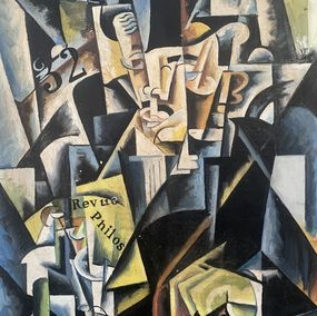 Gemälde, "Business man" - (based on Lyubov Popova), Viktor Konotopsky
