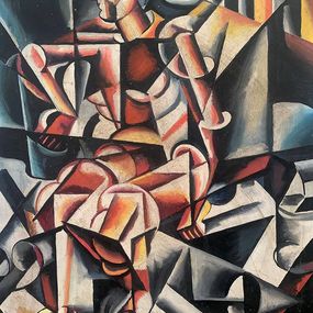 Gemälde, "A look into the future" - (based on Lyubov Popova), Viktor Konotopsky
