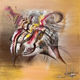 Gemälde, Fizzing Cone, Sandrine Langlade