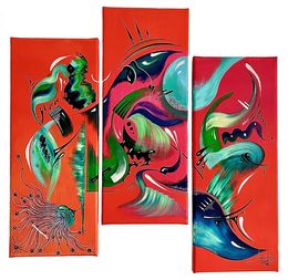 Peinture, Conversation chromatique, Sandrine Langlade