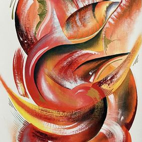 Gemälde, Abstract Rhapsody 7, Sandrine Langlade