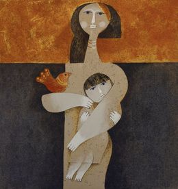 Print, Safe in Her Arms, Samy Briss