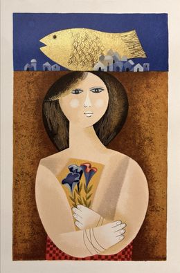 Print, The Flower Keeper, Samy Briss