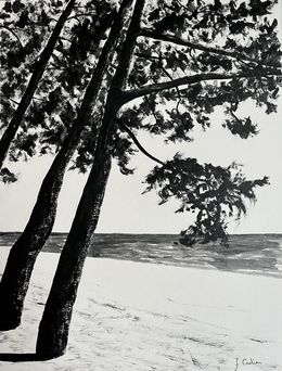 Gemälde, Plage du Cap Coz, Frédéric Cadiou